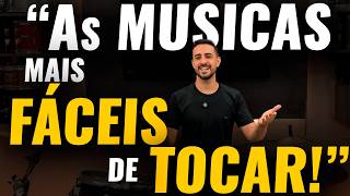 As 5 músicas mais fáceis pra tocar na bateria (iniciante)
