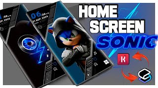 Tema SONIC en Android ⚡ | Personalización Épica con KLWP + Smart Launcher