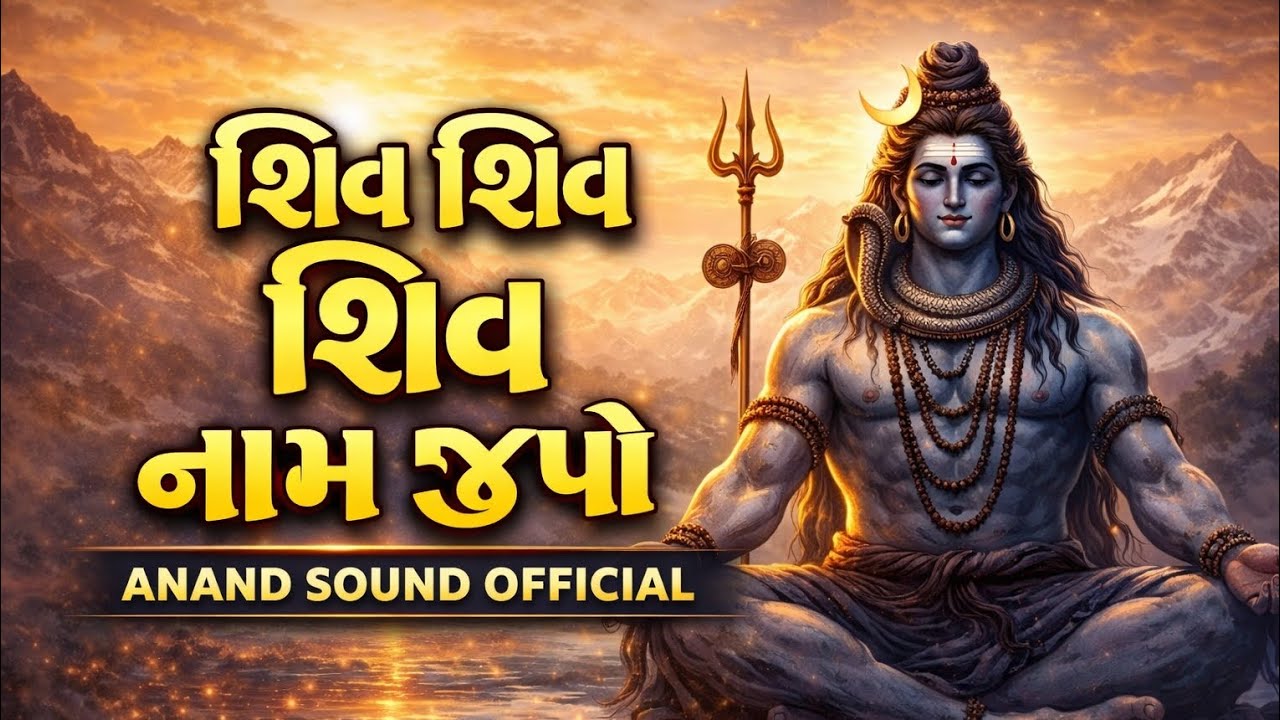 શિવ શિવ શિવ નામ જપો | શક્તિશાળી મહાદેવ ભજન | Shiv Bhajan Gujarati | ANAND SOUND OFFICIAL