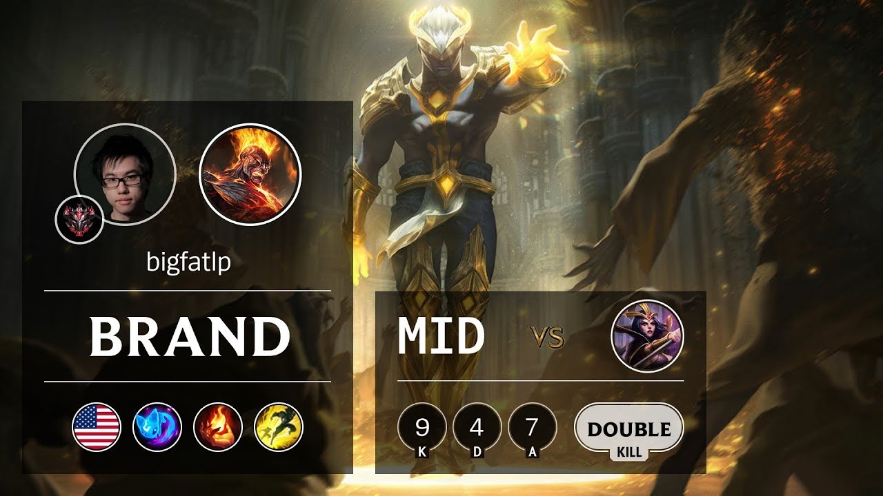 Brand Mid vs LeBlanc - NA Grandmaster Patch 9.20