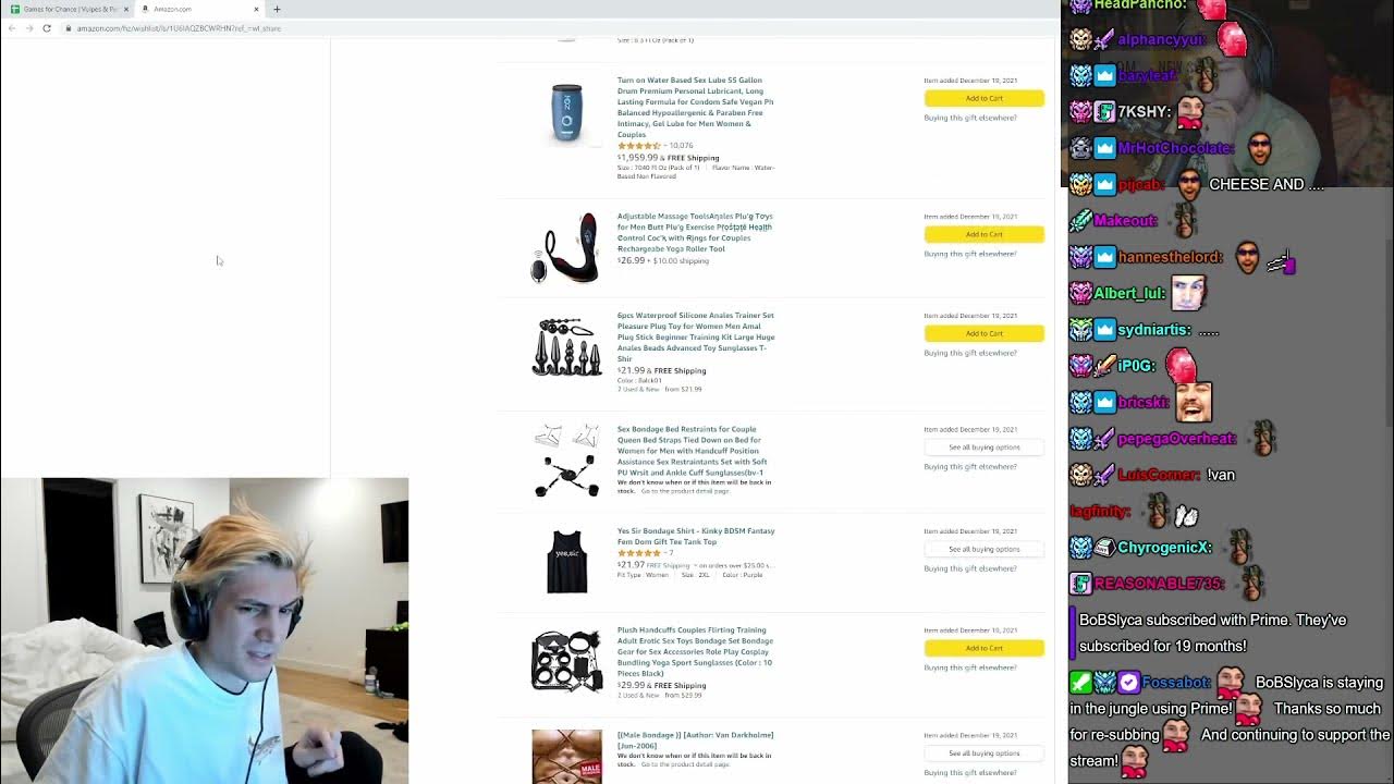 xQc Reacts to Sodapoppin Getting Sent a Viewer's Amazon Wishlist YouTube