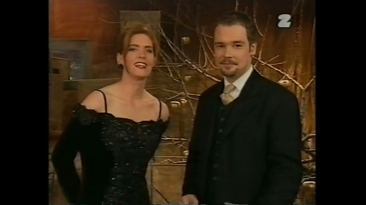 Pr. II - Studio, spot konkursu Audiotele, reklamy i powitanie 1998 roku 31.12.1997/1.01.1998