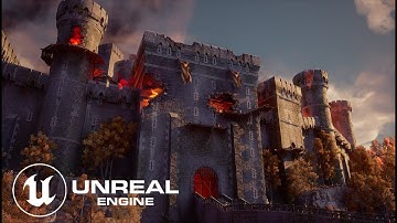 Castle Approach - Unreal Engine 5