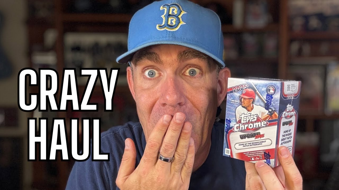 Обновление 2025 Topps Chrome: открытие + автограф из Зала славы!