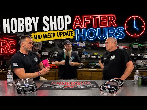 Hobby Shop after hours Racing and RC paint projects. MID Week Update 