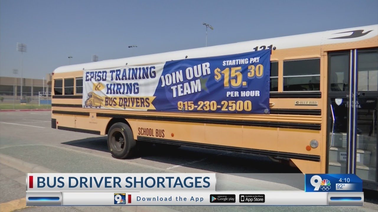 School bus driver shortage - YouTube