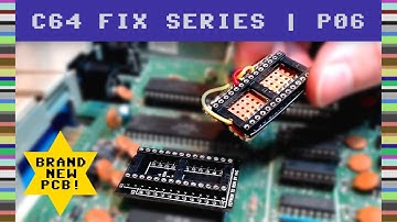 C64 Fix Series | Soldering, testing and repairing my new EEPROM adapter PCB! [Part 6/?]