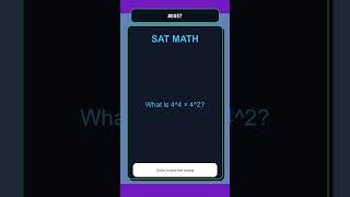 SAT Math Practice Question 0057 | Exponents | Medium