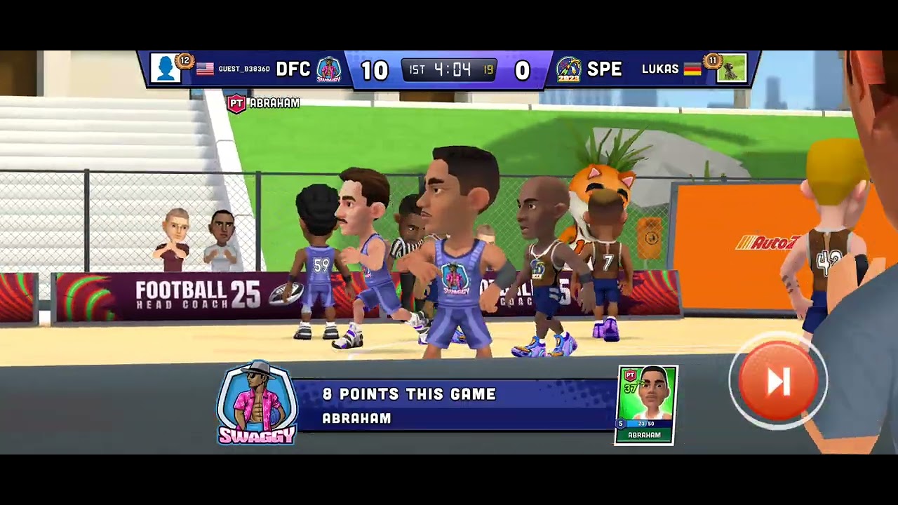 me winning in mini basketball