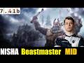🤯NISHA [Beastmaster] MID 7.41b - DOTA 2 HIGHEST MMR MATCH#dota2  #dota2gameplay  #nisha