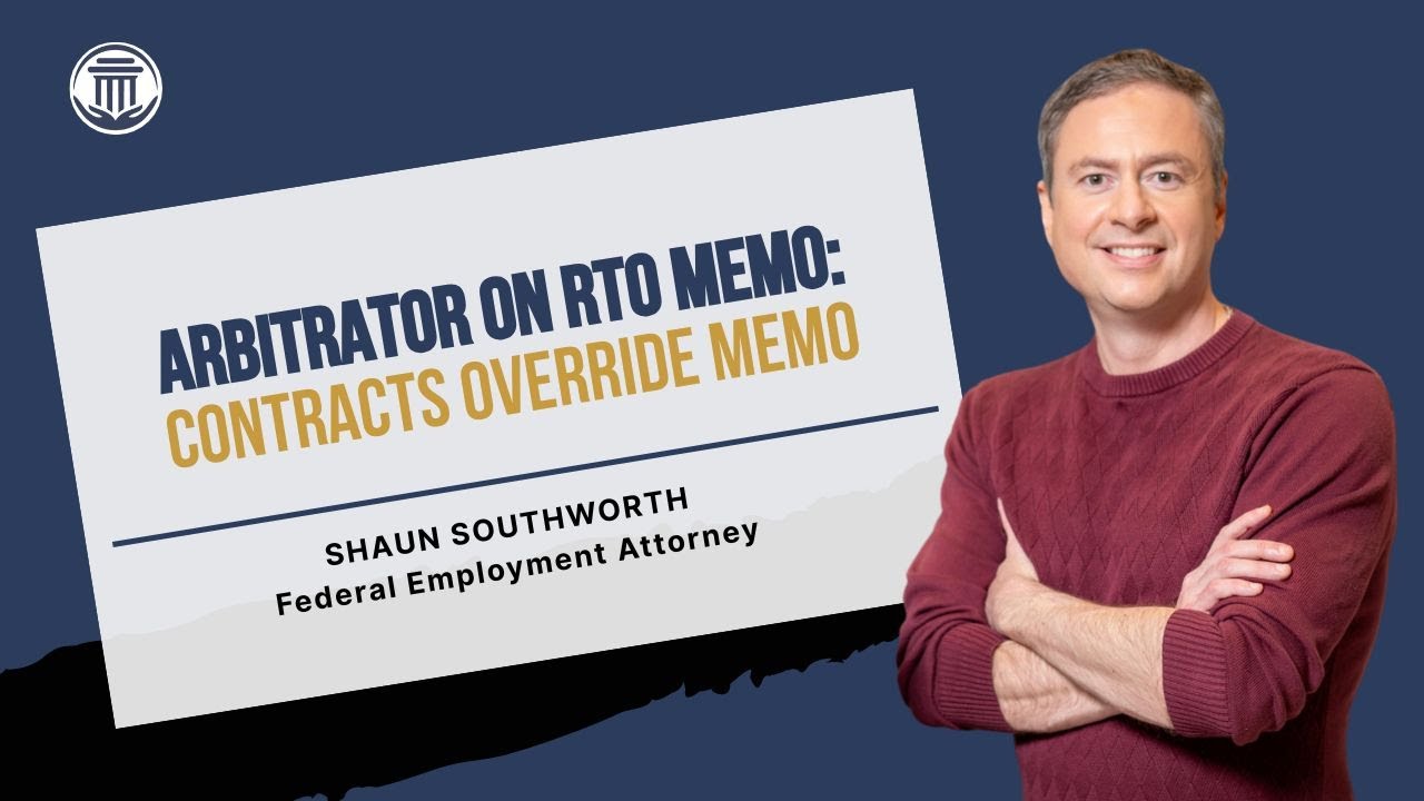 1.22 Arbitrator: RTO Memo Does Not Override Union Contract