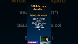 SQL Interview Question You MUST Solve! (COUNT Trick) #SQL #databaseconcepts #sqlinterview