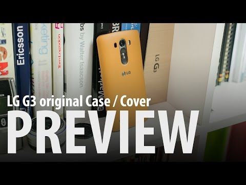 LG G3 Original Case / Cover : Hands-on