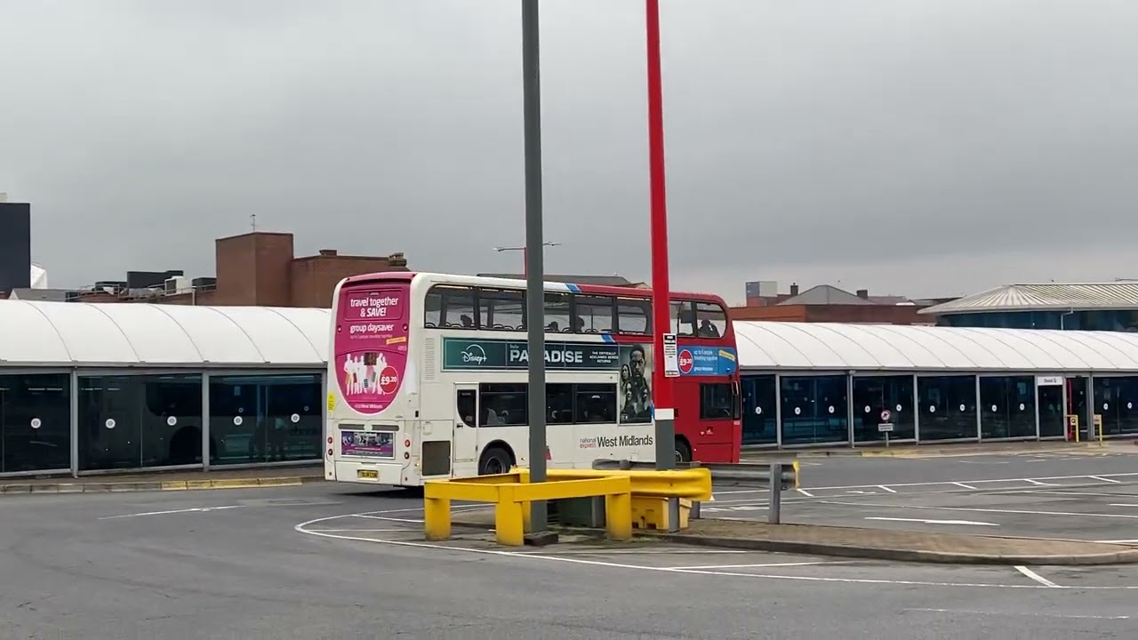 National Express West Midlands Enviro 400 4955 Bus Route 48 Hawkesley 