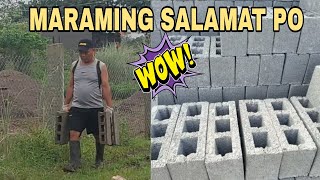 MARAMING SALAMAT PO SA NAGPA HOLLOW BLOCKS 
