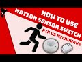 How To Use Motion Sensor Light Switch For Home Automation | PIR Vs Microwave