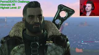 Fallout 4 PERMADEATH Ep. 47 | Constant Combat (VOD)