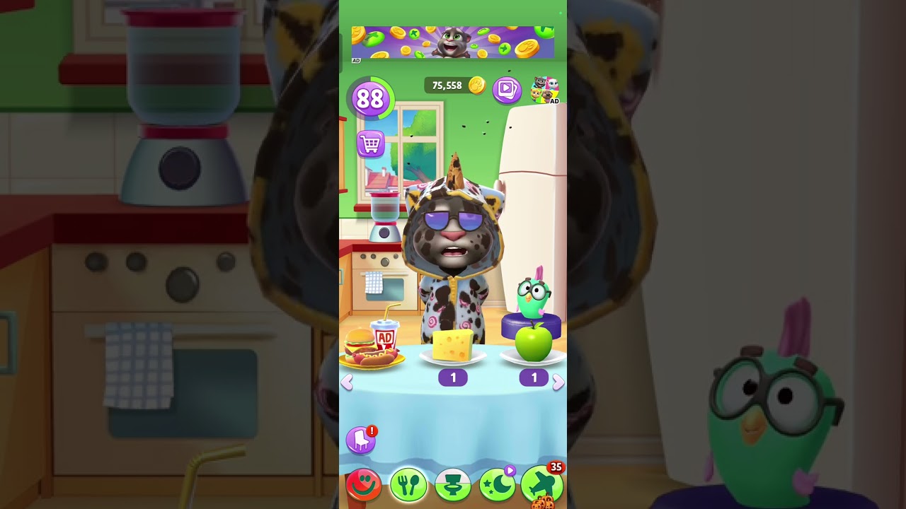 Talking tom cat cartoon 😹😹