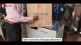Semi Automatic Strapping Machine Demo  | Carton Box Packing Easy | Tight & Fast Packaging