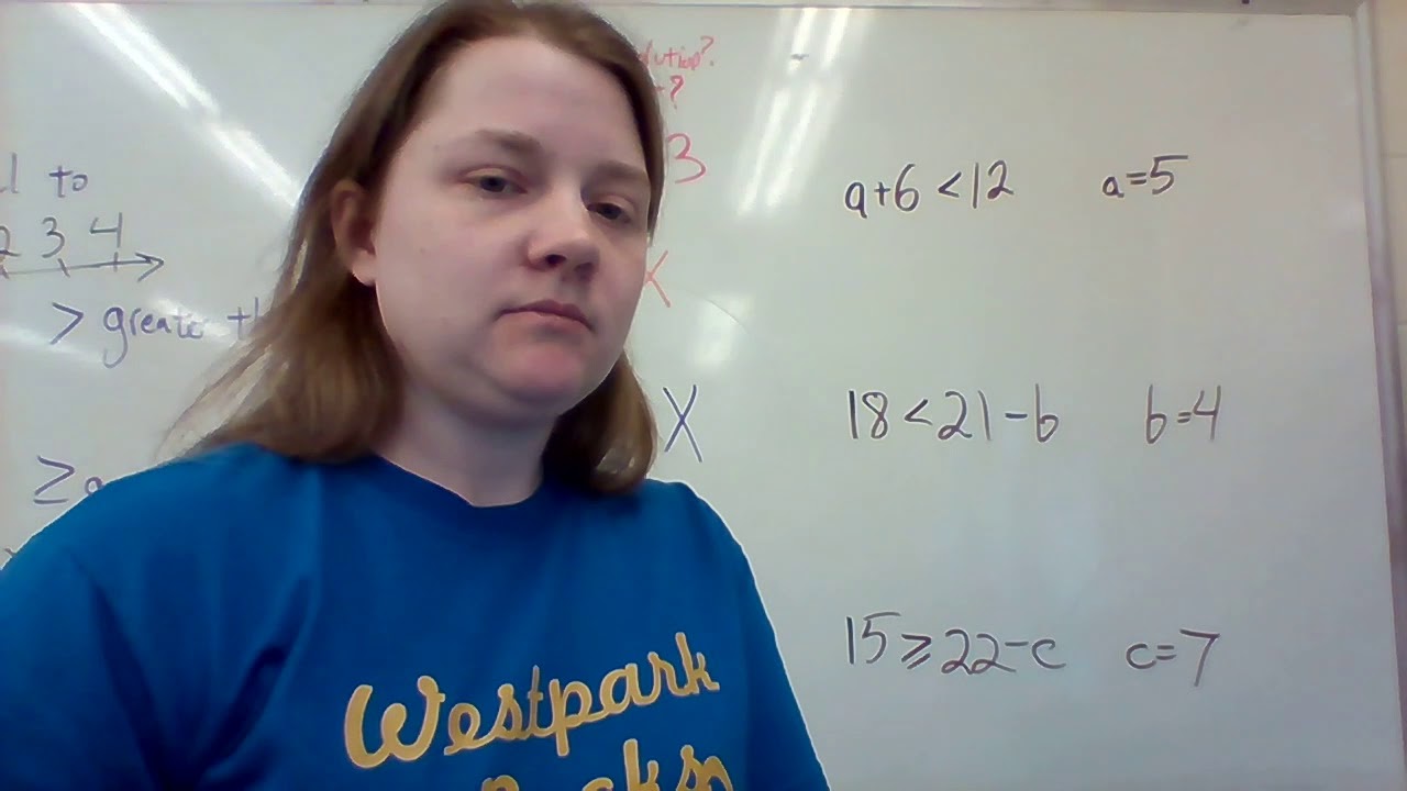 2 7 Inequalities - YouTube