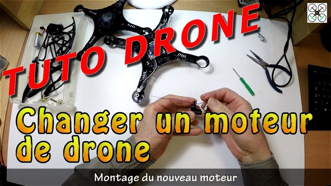 Comment remplacer ou changer un moteur de Drone - Réparation de