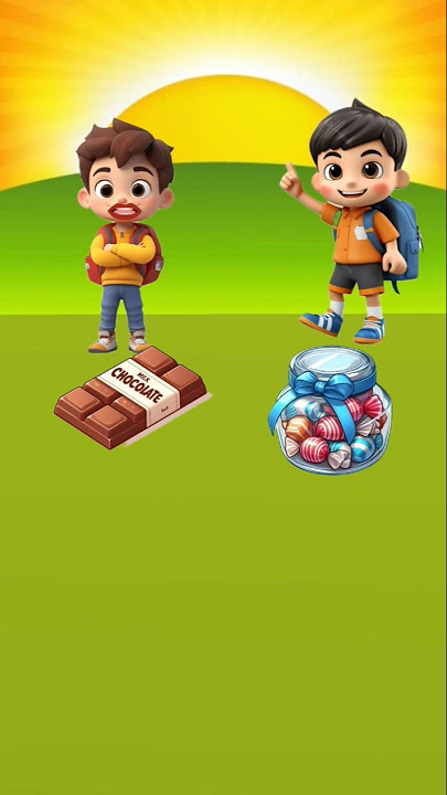 you have chocolate, i have candy!!!?#cartton #english #funny #animation #shorts #usa