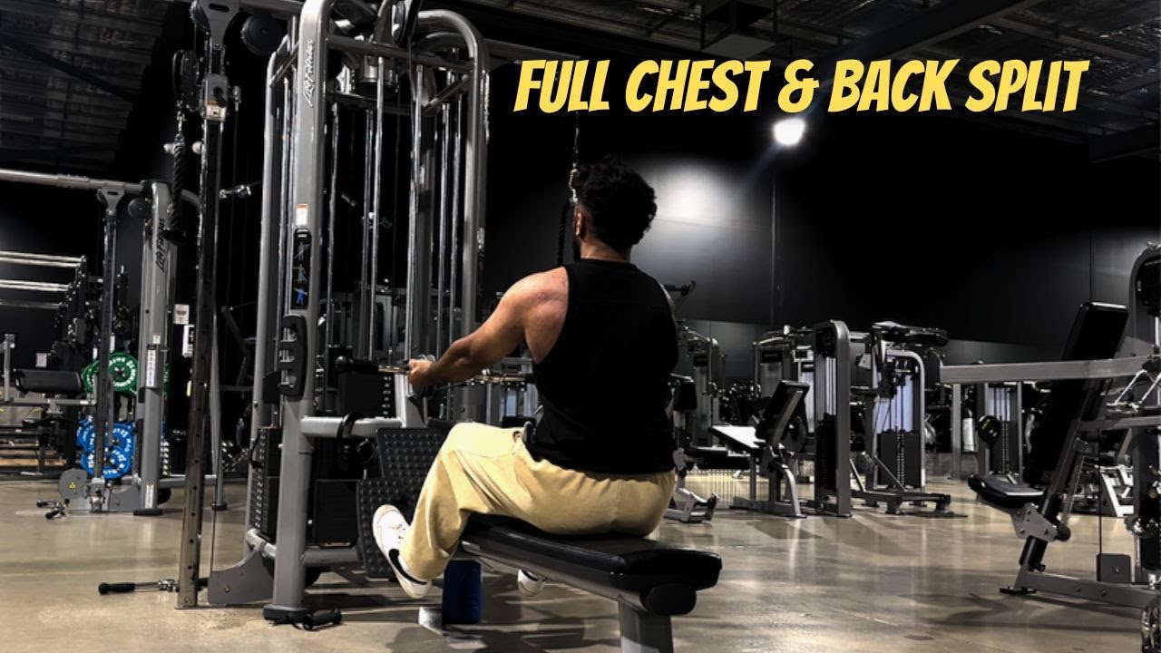 full chest & back workout YouTube