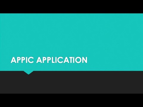 APPIC Application