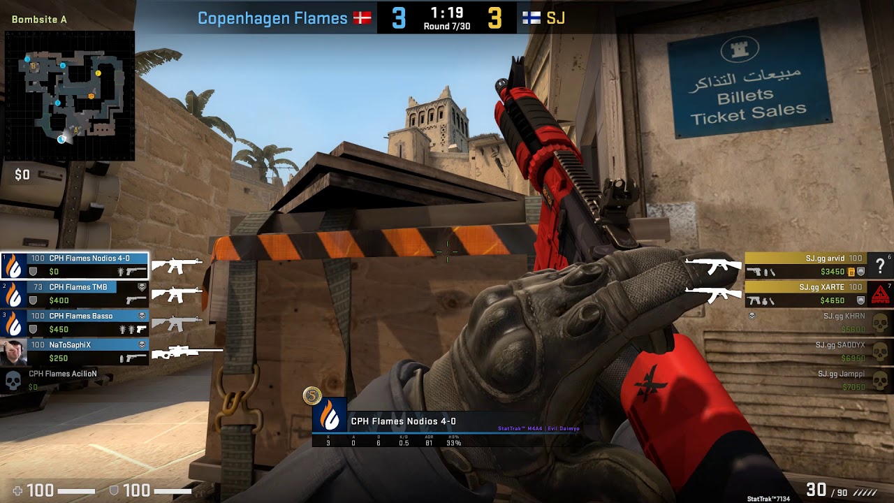 ESports - CS:GO, Copenhagen Flames vs SJ, LOOT.BET Season 4 Closed Qualifier (2nd of September 20...