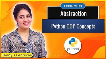 Abstraction in Python | Python OOP Concepts| Python Tutorials for Beginners #lec98