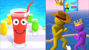 Juice run v/s Giant rush All Levels Gameplay Android iOS Walkthrough New Update 4k Nr 70