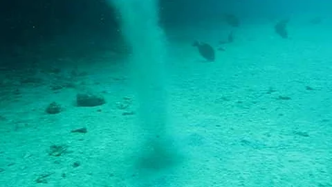 underwater tornado in Aruba