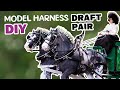 How to make a model horse harness