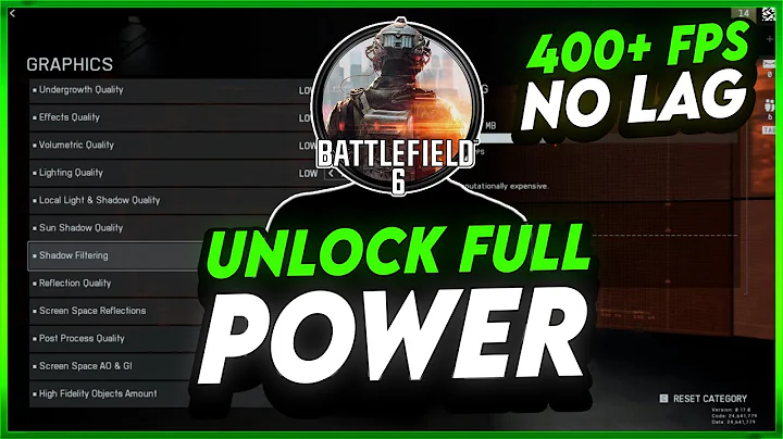 🔧 How to Boost FPS, Fix Lag And FPS Drop In Battlefield 6 Using in Game Settings 