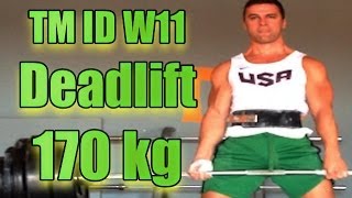 Texas Method Intensity Day Week11 DEADLIFT 170kg