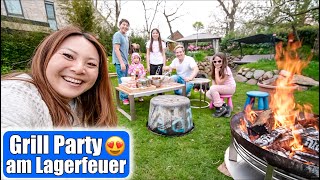 Stockbrot & Grillen am Lagerfeuer 😍 Marshmallows in der Feuerschale! Wir singen | Mamiseelen