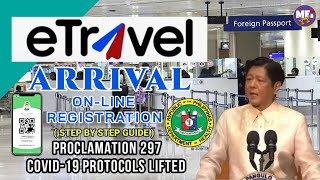 LATEST UPDATE  eTRAVEL ARRIVAL ON-LINE REGISTRATION ( STEP  BY STEP GUIDE  ) SEPTEMBER 2023 | MEI YT