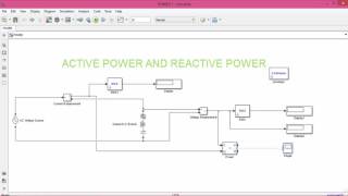 matlab simulation of active and reactive power