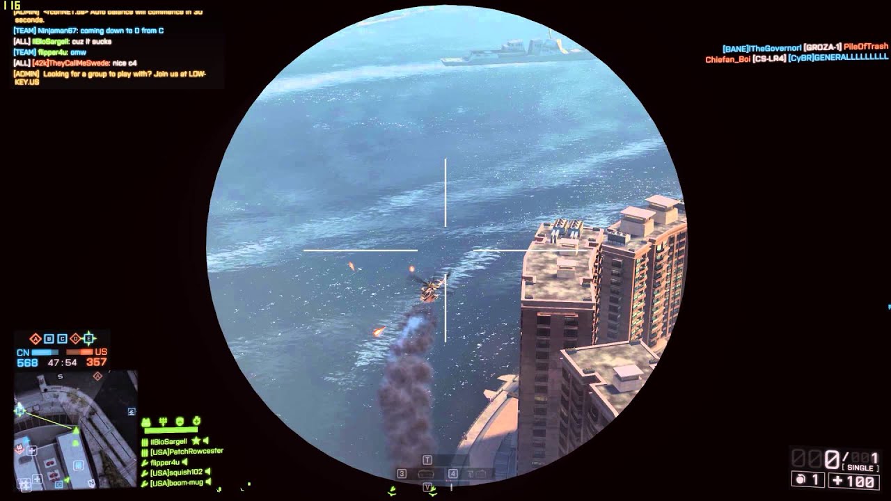 HVM-II Launcher vs Attack Chopper - Siege of Shanghai - Battlefield 4 (PC) 60FPS