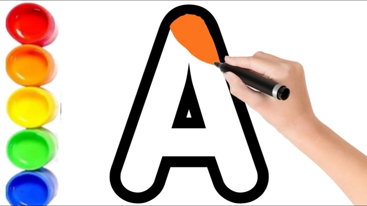 A to Z, Kids rhymes, collection for writing along dotted lines for toddler,Aphabet,ABC song,ABCD,556