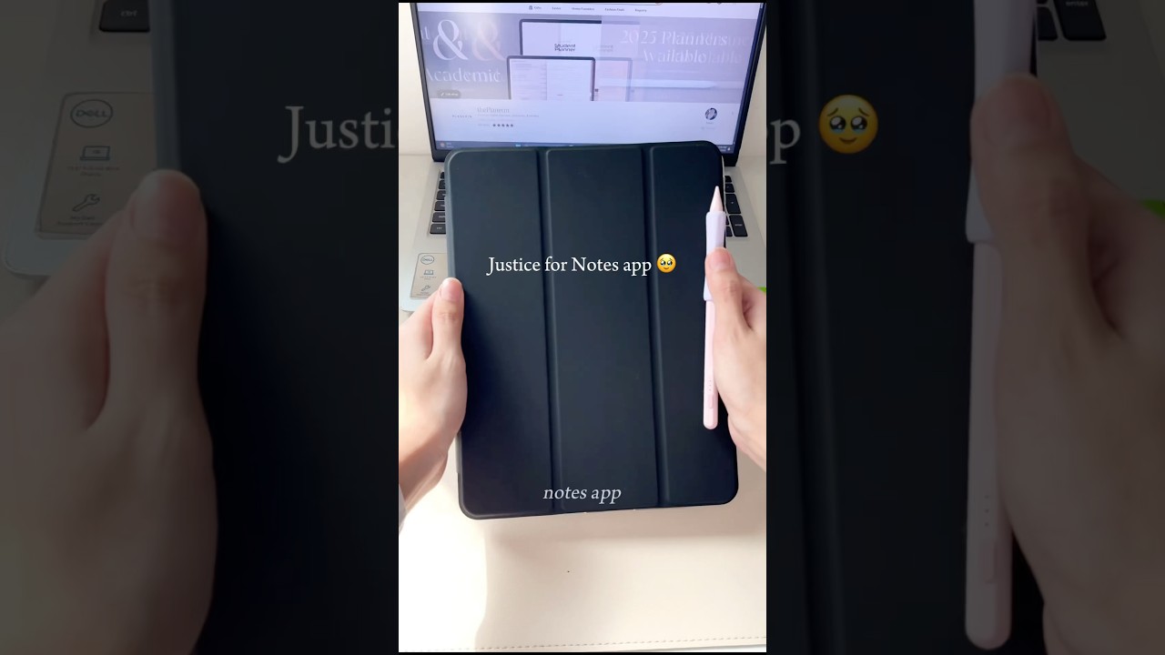 Жалею, что не пользовался приложением &laquo;Заметки&raquo; раньше 😫 #notesapp #ipad