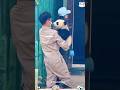Loving interactions between pandas and their keepers 🥰🐼#panda #trending #cute #cutepanda