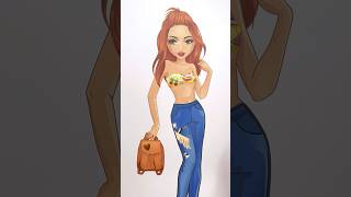 Dress Up👚👖#myshinyart #artwork #shorts
