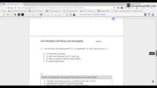 Unit Test US History and Geography Oct 14, 2016