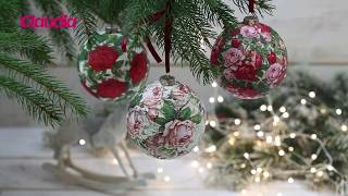Bombki decoupage krok po kroku
