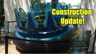 SeaWorld Orlando Infinity Falls Construction Update