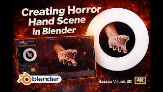 Creating Horror hand scene | Blender | Beginner friendly.