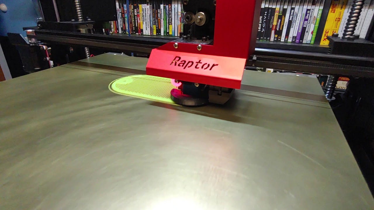 3d printer dragging across printed supports. - YouTube