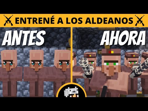 Enseñé a los Aldeanos a Defender su Aldea | Historia dentro de minecraft