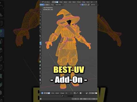Blender: Мой ЛЮБИМЫЙ аддон для UV-развертки (MIO3)